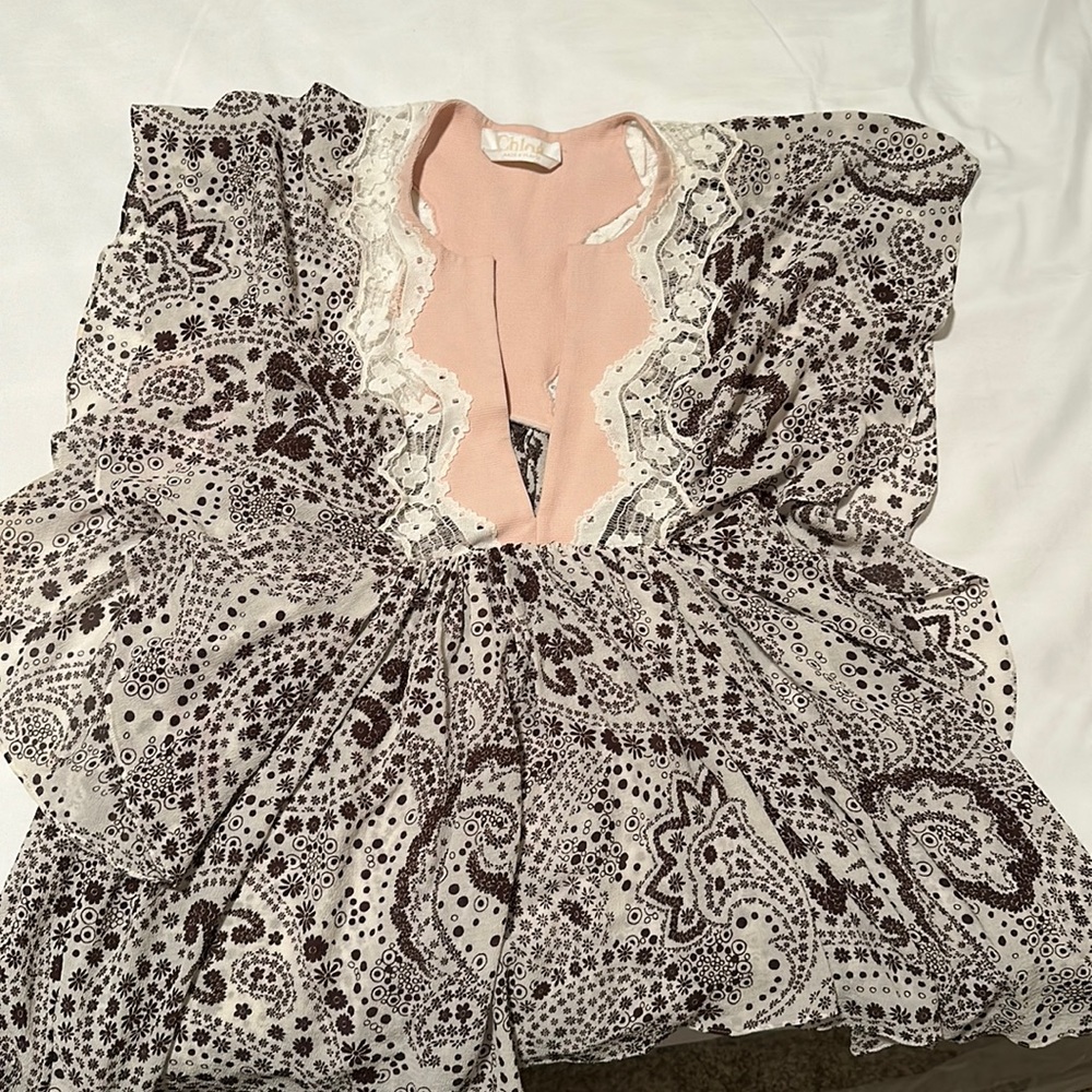 vintage chloe shirt / blouse